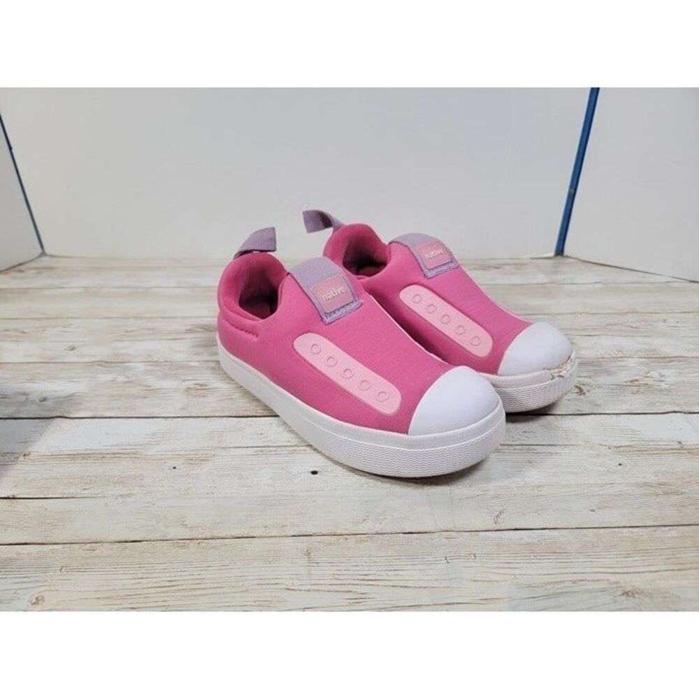 Native Jefferson Hero Toddler Size C10 Sneaker Water Shoes Pink‎ White - Picture 2 of 11